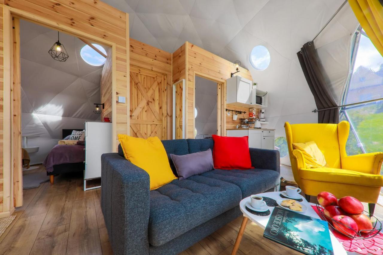 Glamping Gliczarow Klapnioki Bed & Breakfast Leśnica Eksteriør bilde