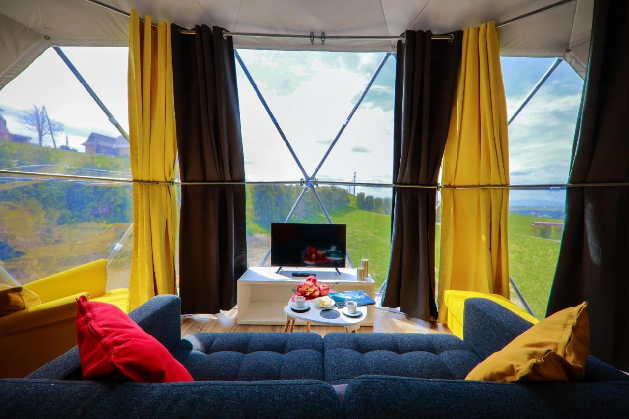 Glamping Gliczarow Klapnioki Bed & Breakfast Leśnica Eksteriør bilde