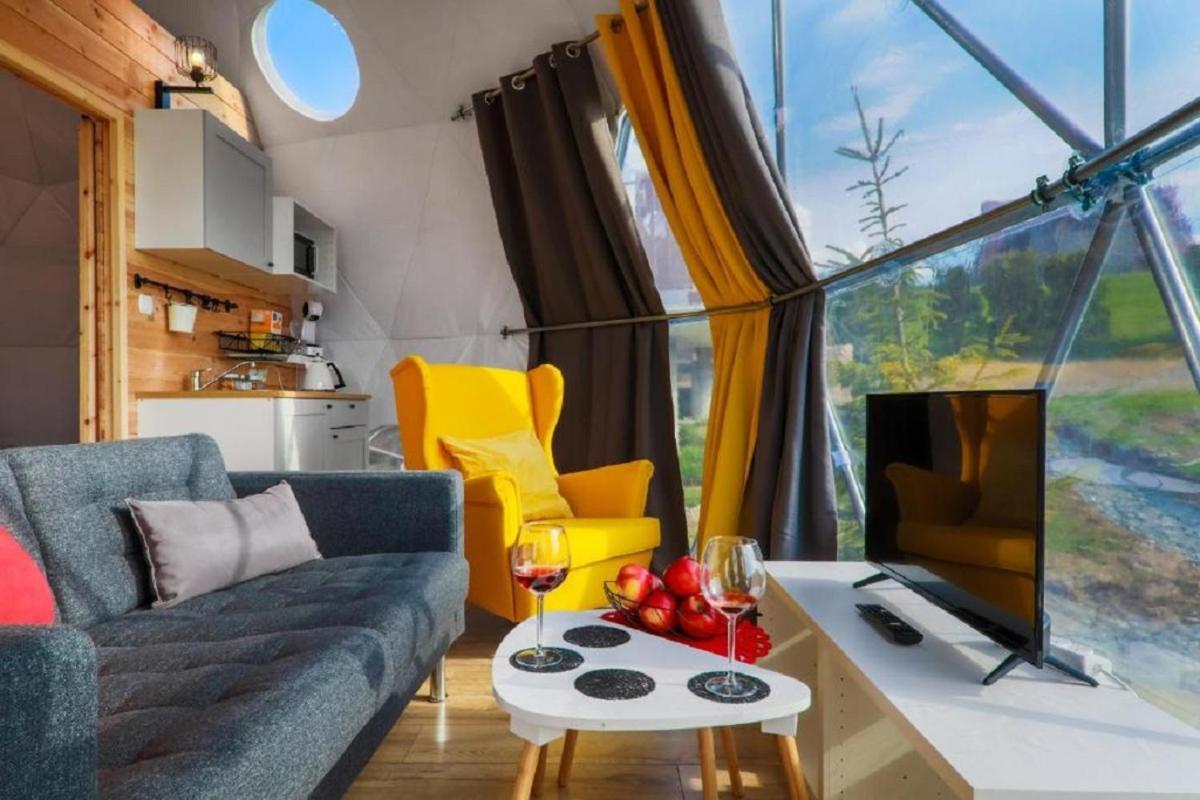 Glamping Gliczarow Klapnioki Bed & Breakfast Leśnica Eksteriør bilde